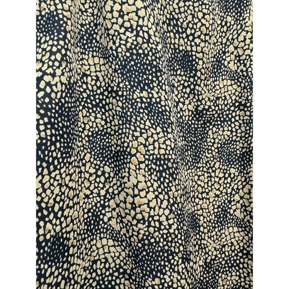 Vintage 90's Y2K Reversible Wrap Midi Skirt With Paisley & Abstract Print Black - Picture 4 of 6